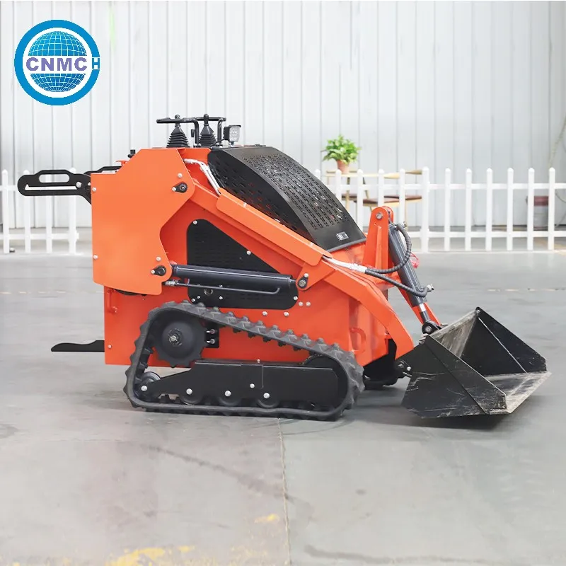 

CNM-480 Mini Skid Steer Loader Compact Stand-on Track Skid Steer Loader CE EPA Certified Customized Skid Steer for Farm