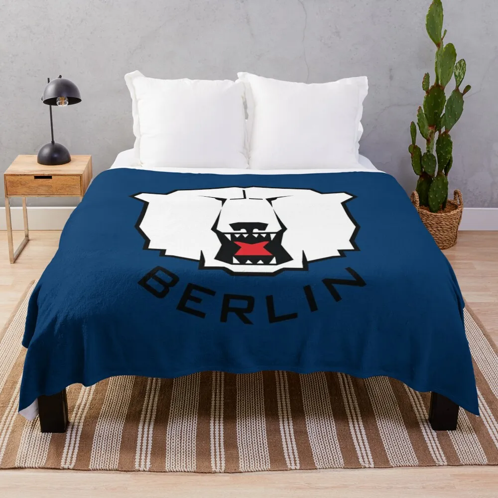 Eisb?ren Berlin 003366 logo Throw Blanket christmas gifts Furrys Blankets