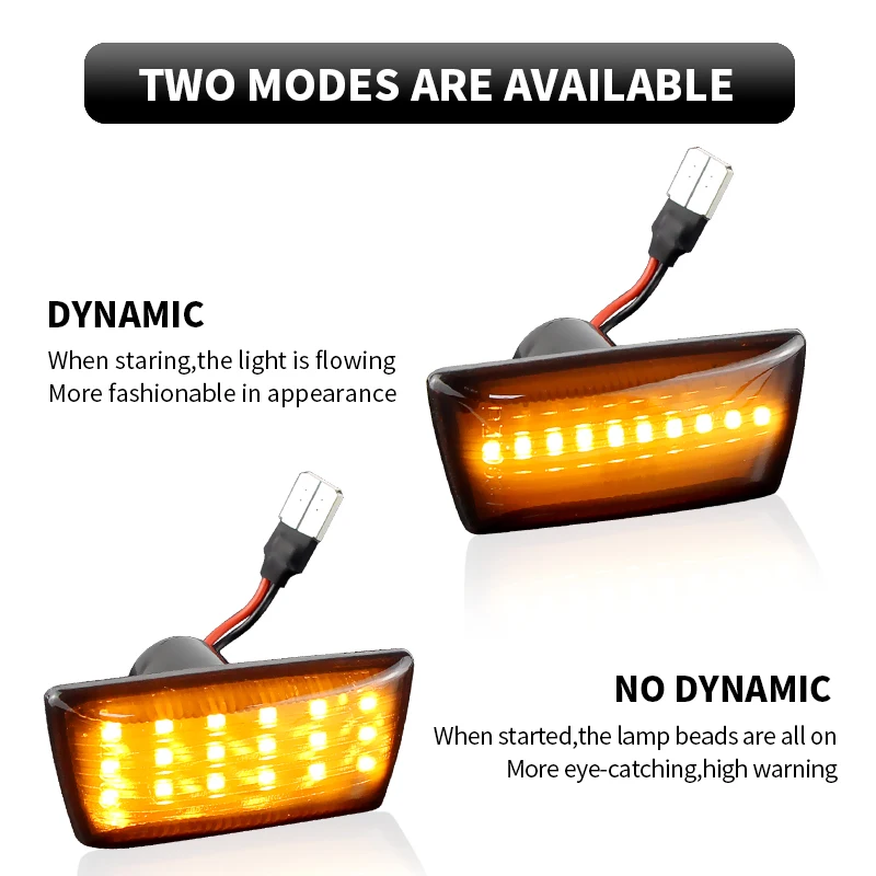 2PCS LED Side Marker Turn Signal Light for Opel Astra H Zafira B Corsa D 2004-2014 Insignia A Meriva B 2010-2017 Adam 2015-up - view 3