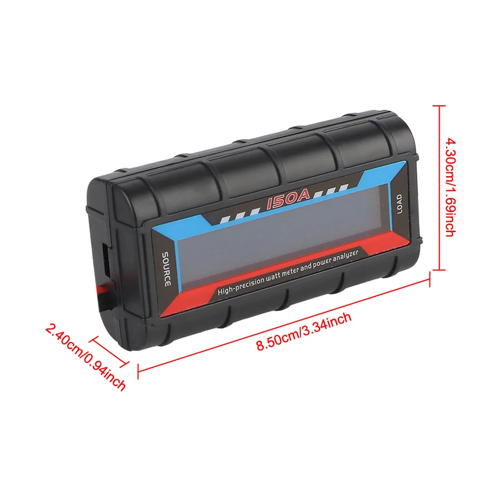 High Precision Watt Meter Power Analyzer Multifunctional LCD Digital Screen Voltmeter Ammeter 150A 0-60V Watt Detector Tester