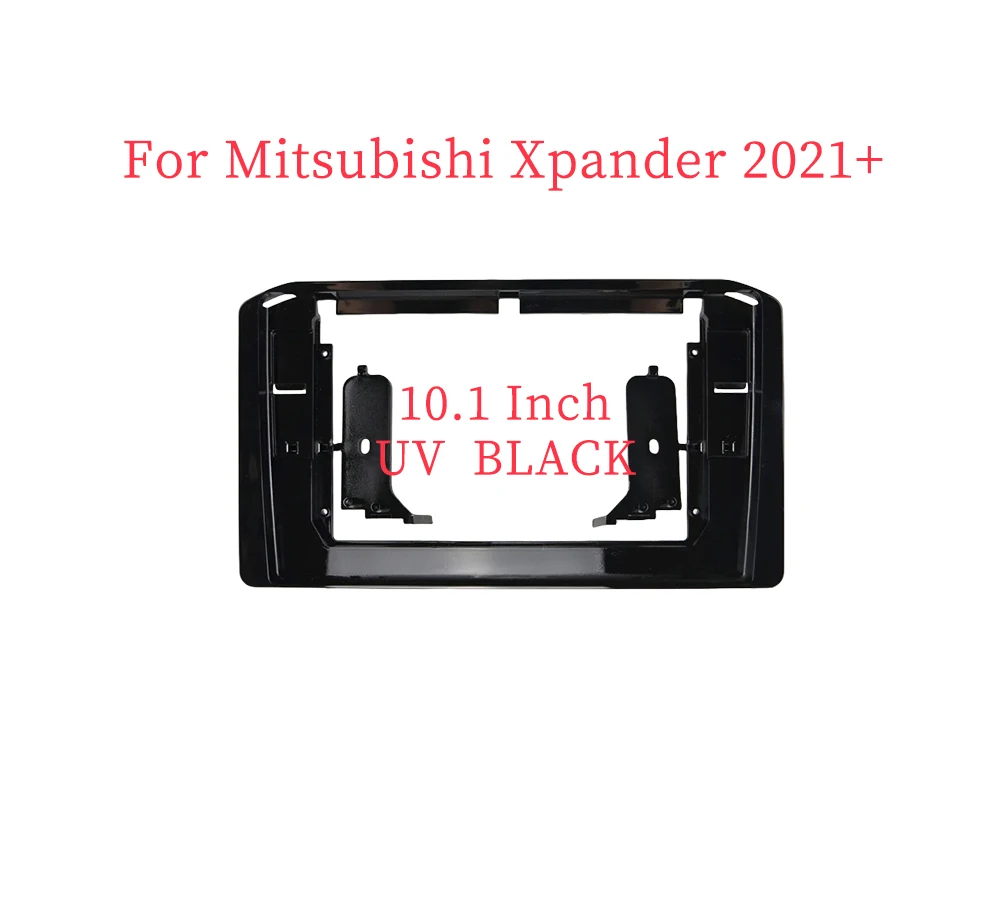 10.1 Inch Car Fascia Radio Panel for Mitsubishi Xpander 2021+ Dash Kit Install Facia Console Bezel GPS Adapter Plate Trim Cover