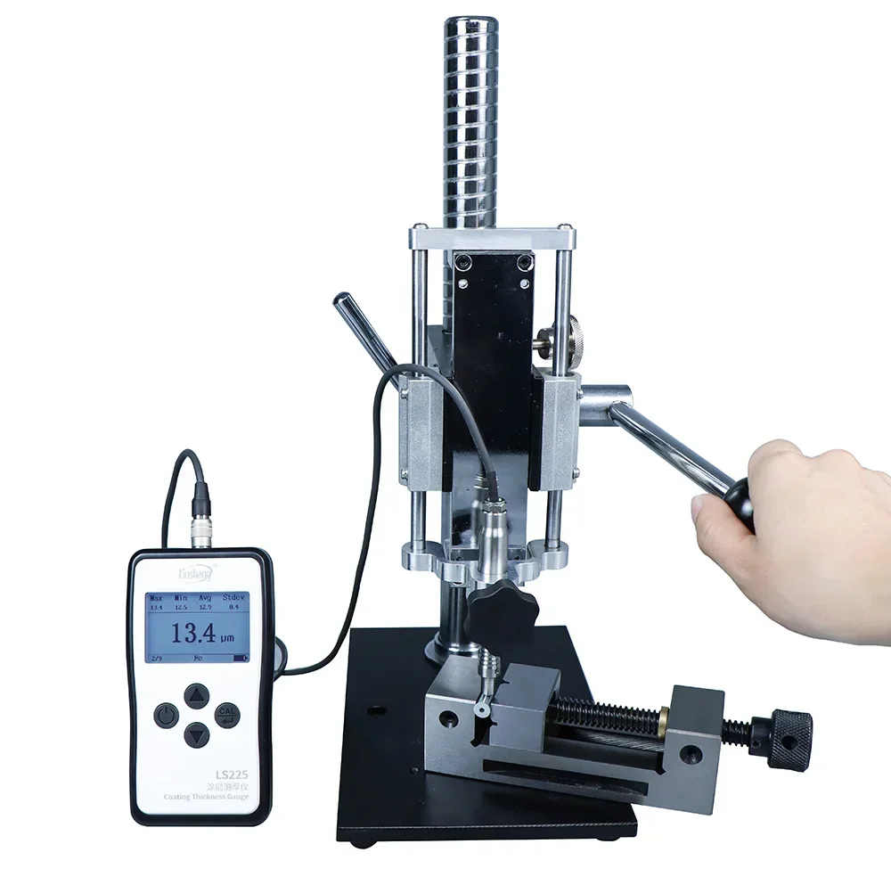 

2025 LS225 Probe Fixture Stand F500 N1500 Magnetic Galvanized Coating Thickness Gauge for Paint