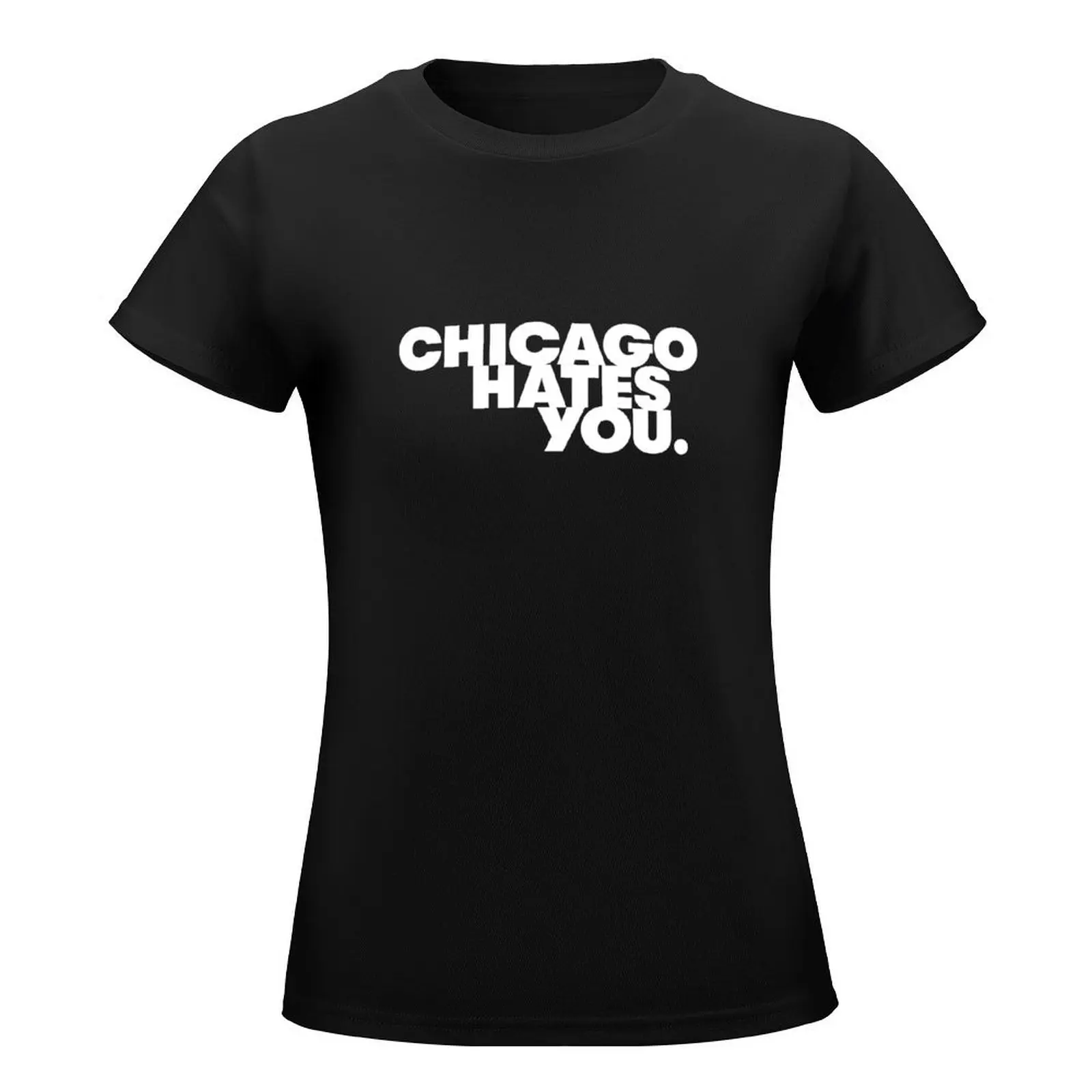 Chicago Hates You Glo Gang Chief Keef T-Shirt graphics funny summer clothes for Women