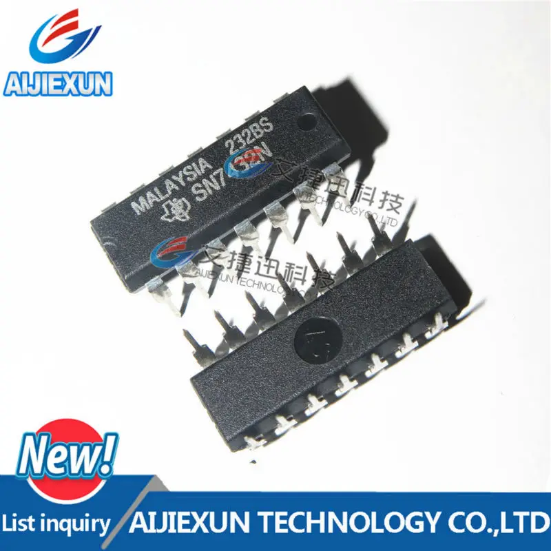 

10 шт. SN7432N или ворота 4-элементная 2-IN биполярная 14-контактная трубка PDIP DIP14 в наличии 100% новая и оригинальная