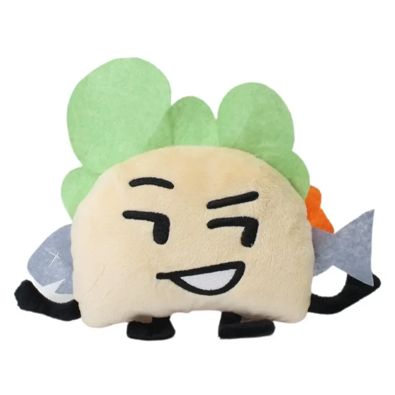 Anime Battle for Dream Island Plush Toys BFDI Plushie Dolls Leaf Fire Flower Water Drop Numbers Stuffed Figure Kids Gift