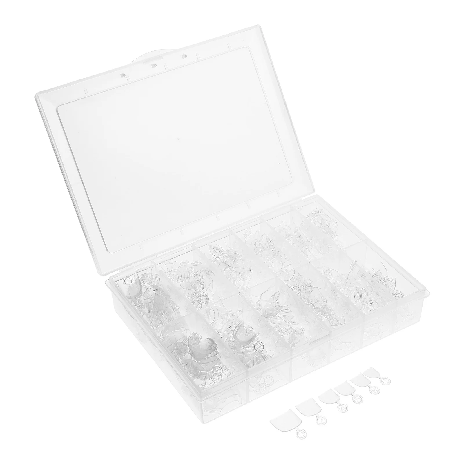 

600pcs French Style Fake Nail Stickers Short False Nails For Women Water Resistant Manicure Tools Nail Art Supplies Artificial