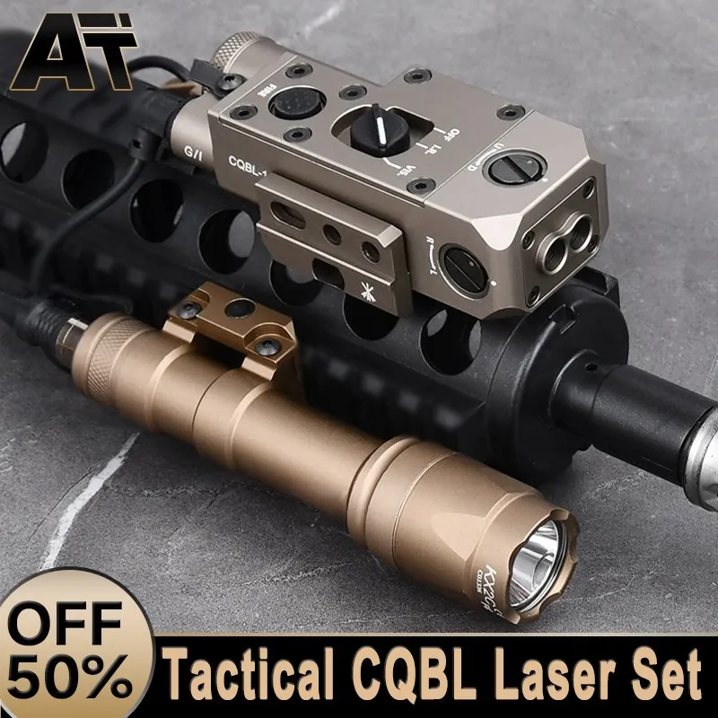 

WADSN Metal CQBL Laser M300 M600 Tactical Flashlight Red Green Blue Laser White Led Light 20mm Picatinny Rail Weapon Accessory