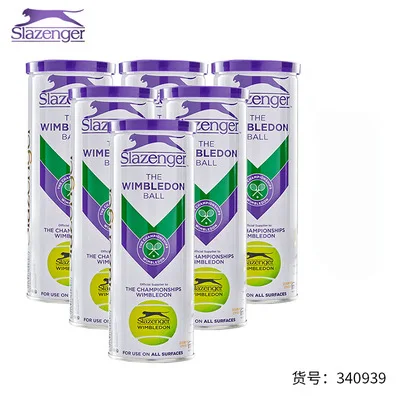 Slazenger Canned Tennis Cups Competition Tennis Wimbledon Professional Balls 3 Pcs Schlesinger 3 Pcs/tube