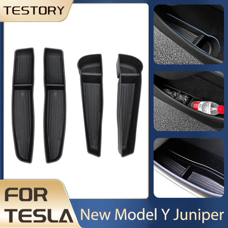 Plateau de rangement de porte pour Tesla modèle Y Juniper 2025 2026, accessoires, boîte de rangement de porte de voyage pour Tesla modèle Y Juniper