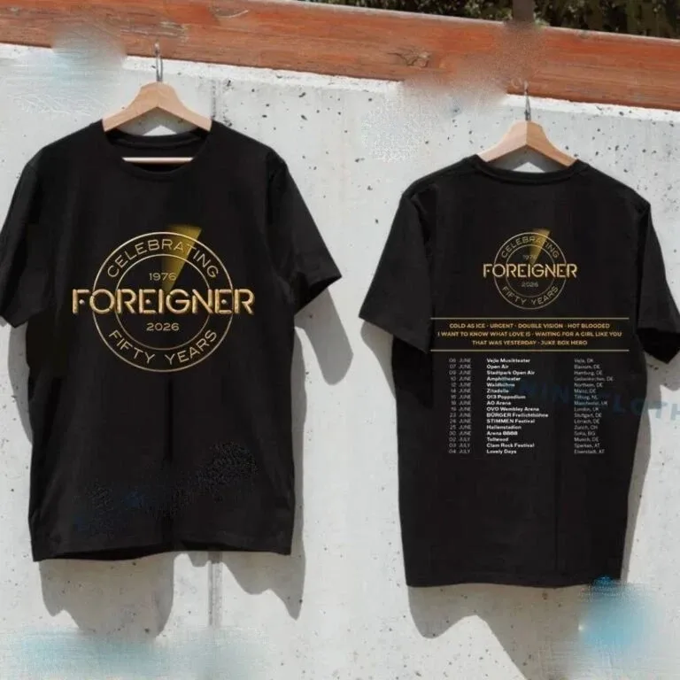 

Celebrating 50 Years Tour 2026 Fashion T-Shirt