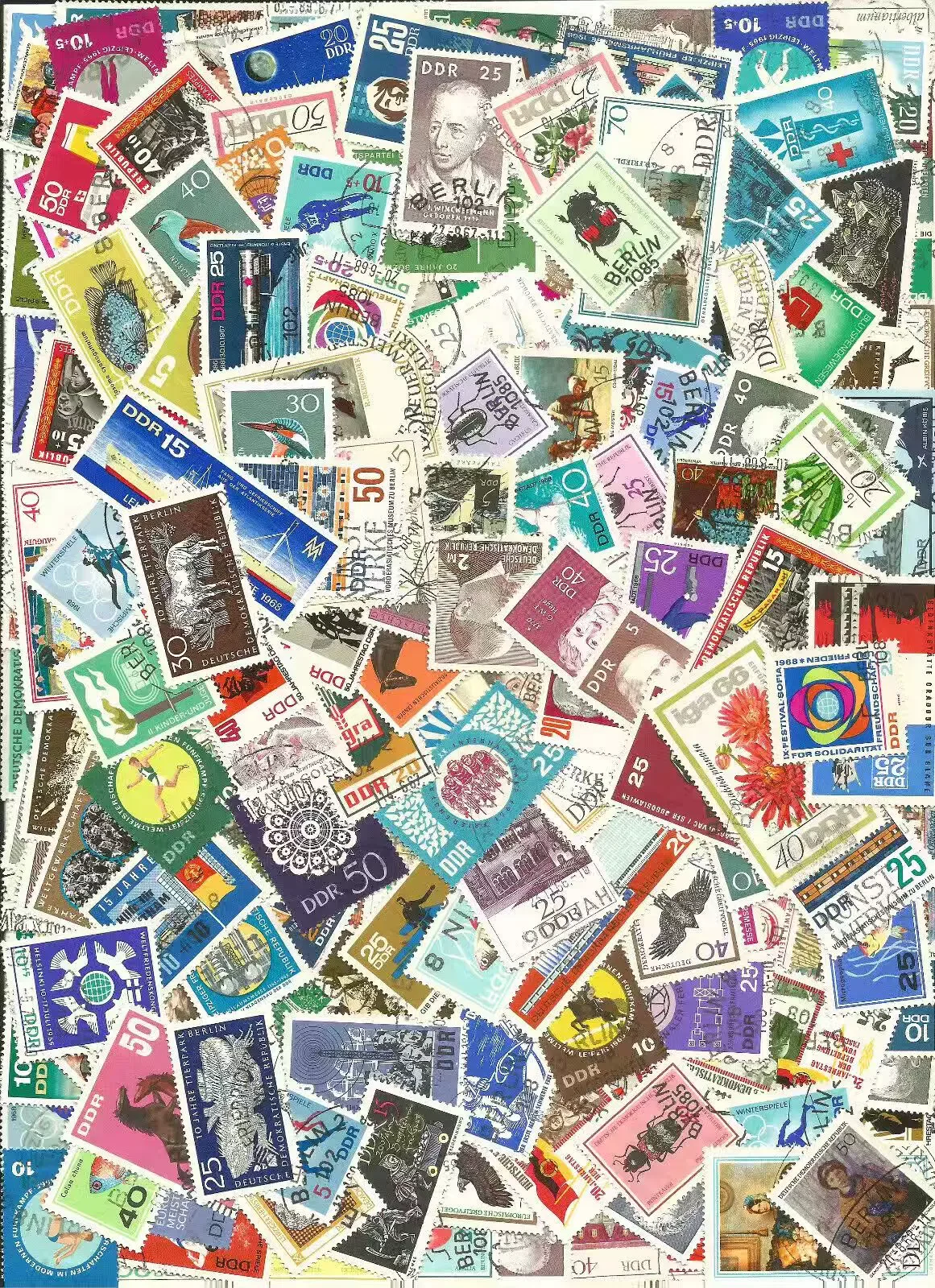 طوابع بريدية مستعملة من ألماني - مراجعة Collectible Vintage Postage Stamps وسعره