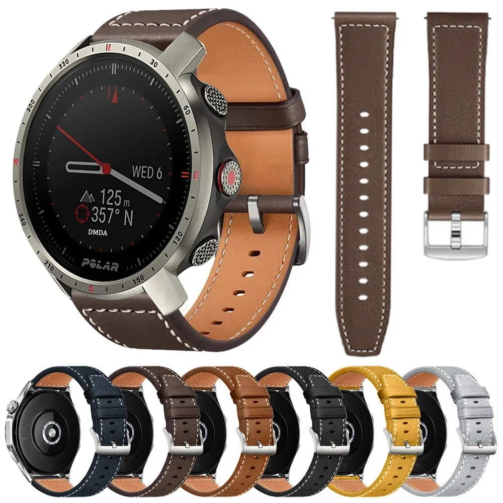 الجلود استبدال حزام ل القطبية باسر الفرقة فانتاج V3 M2 م/UNITE/IGNITE 3 2/حصى X برو تيتان سوار 20 مللي متر 22 مللي متر ساعة الأشرطة