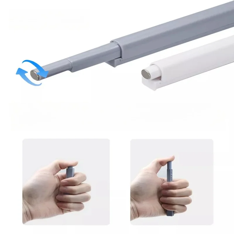 5/10 Stück Schrankpuffer zum Öffnen, Türschnäpper, magnetischer Riegel, leises Schließen mit unsichtbarem Griff, Möbel-Hardware-Zubehör – Detail 5