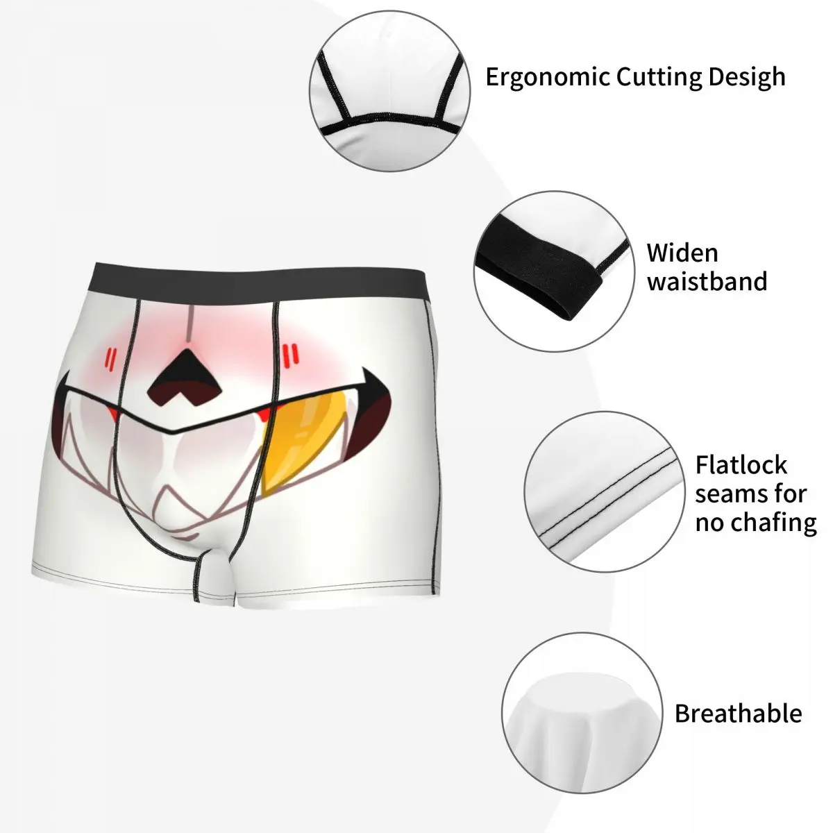 Custom Undertale Sans Underwear Men Breathbale Undertale Boxer Briefs