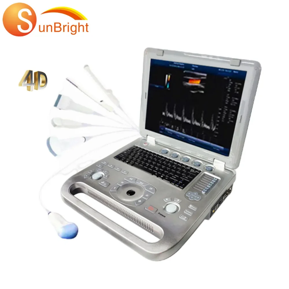 Ultrasound Human Veterinary Ultrasound Portable 4D Real Time Color Doppler Ultrasound SUN-906B