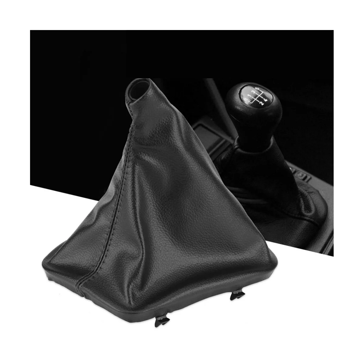 Car Gear Stick Shift Knob Gaiter Boot Cover PU Leather for BMW E30 E34 E36 E46 Z3 Boot Gear Lever Gaiter Cover