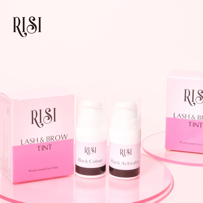 Free RISI Brow Lamination Brow Tint kit Long Lasting Waterproof Professional Brow Tint 3 Colors Eye Brow Tint Brow Tint