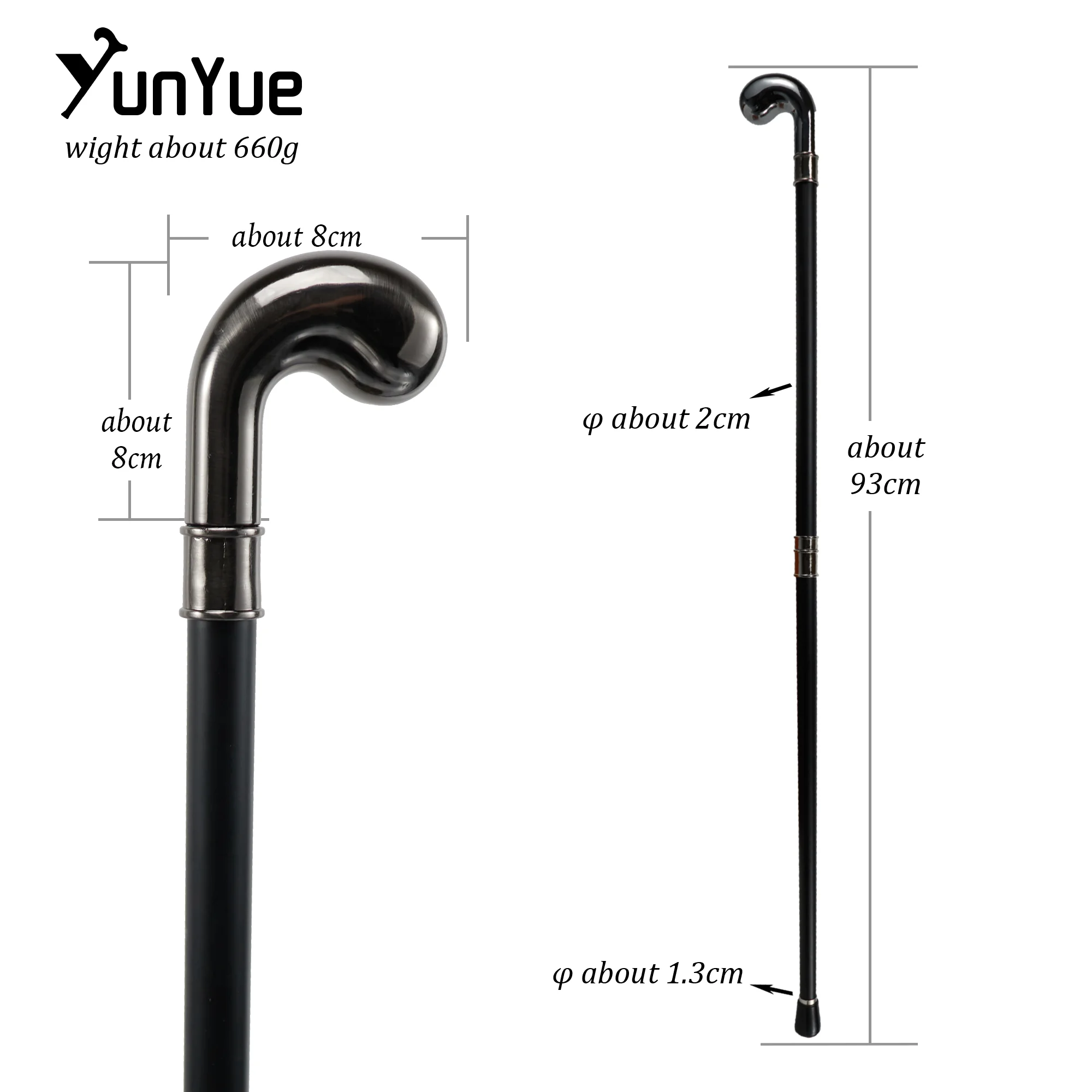 黒ゴルフクラブランプファッションステッキアート装飾ギフトウォーキングステッキ紳士エレガントな松葉杖コスプレフィルム小道具杖