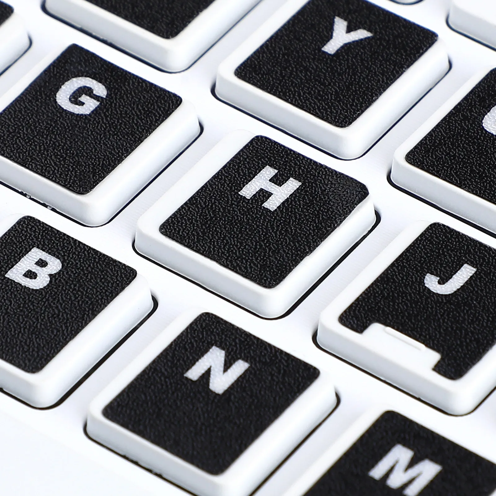 

10 Sheets Keyboard Letter Stickers English Replacement Labels for 65 Percent Keyboard Renew Worn Keys Easy to Apply No Residue