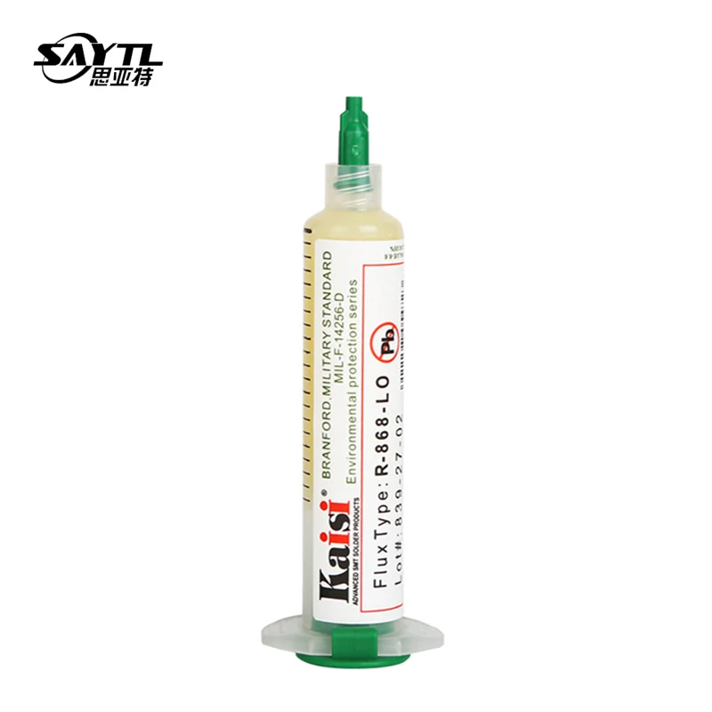 1PCS R-868-LO Solder Flux Paste BGA PCB No-Clean Solder Paste Welding Advanced Oil Flux Grease 10g Soldering Repair Tools