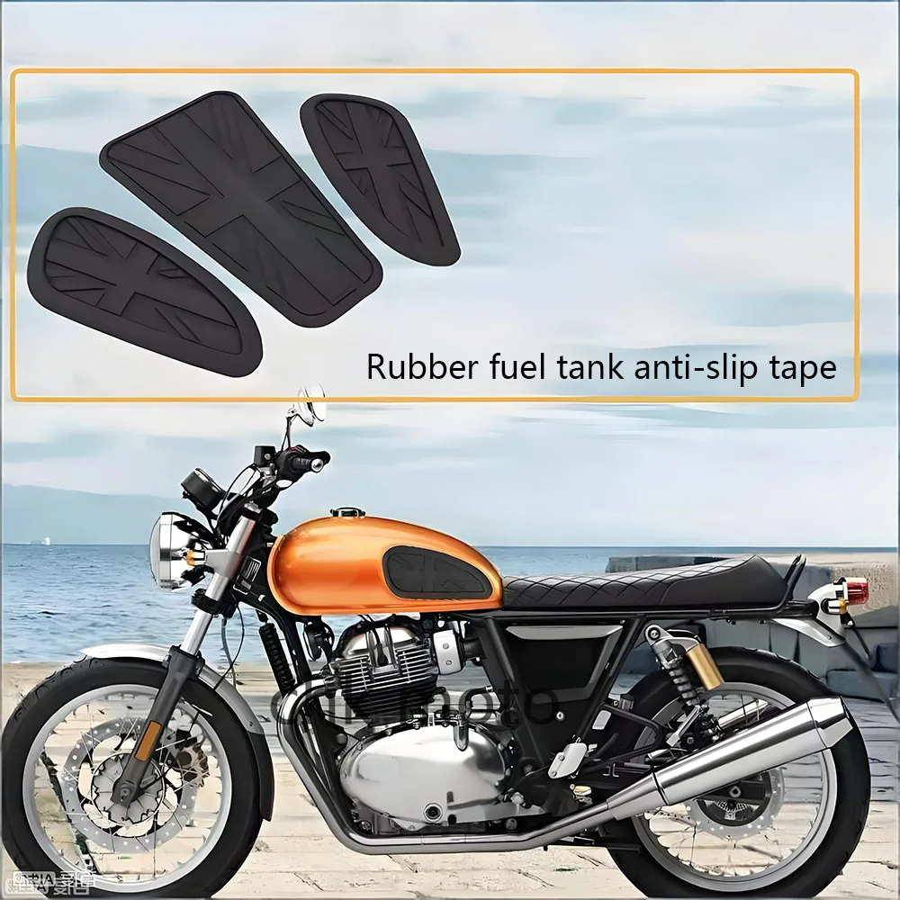 For Para T120 T100/Thruxton 1200 R/Bobber 1200/Thunderbird 900/ Interceptor 650 rodillera pegatinas de goma