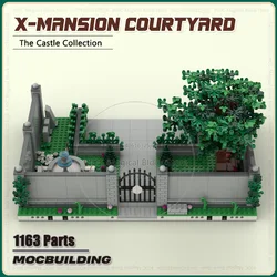 Seasonal Moc Building Blocks Courtyard Expansion Technology Bricks Movie Village Architecture Collection Display Toys Xmas Gifts