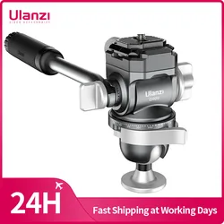 Ulanzi EH09 Inverted Ball Head for Tripod Arca-Swiss Compatible Support Vertical&Horizontal Mode with Integrated Screwdriver