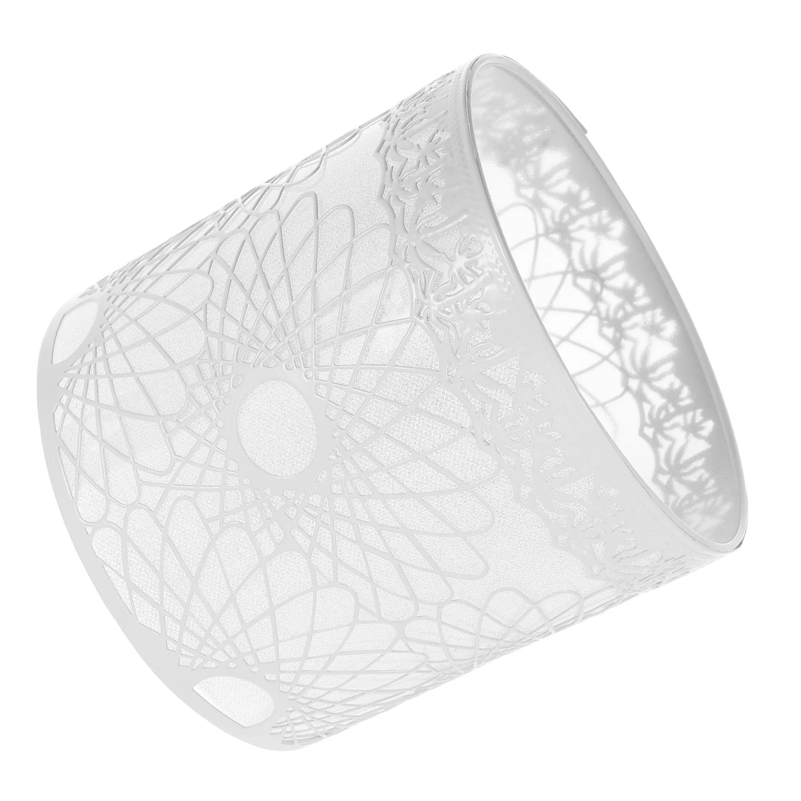 

Iron Lampshade Modern Hollow Out Cylindrical Design Metal Pendant Lamp Cover Ceiling Light Shade Decorative Lamp Shade for Home