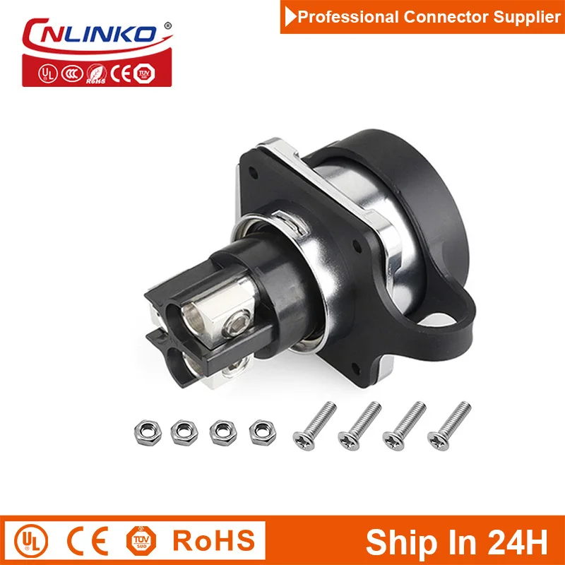 Cnlinko LP28 3Pin M28 Waterproof Aviation 35A Strong Power Wire Adapter Connector Plug Socket for New Energy Resource Industry