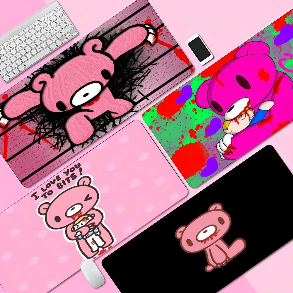 Cartoon G-gloomy Bear Mousepad Custom Skin Desktop Desk Mat Kawaii Gaming Accessories Students Writing Pad for PC Computer Table