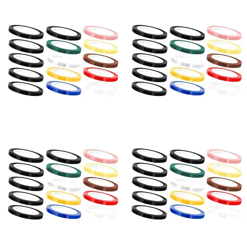 LICE-60 Rolls Autoclave Tape-Sterilization Tape,1/4Inch Width 216Ft Length Instruments Identification Tape 10 Colors
