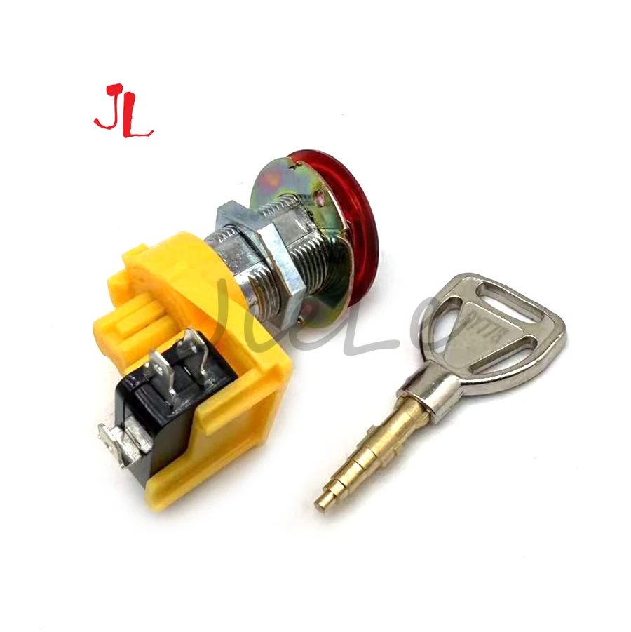 

Замок для аксессуаров для аркадных игр с круглым ключом, 3-контактный микропереключатель, кредитный замок для игрового автомата рыбалки и охотника