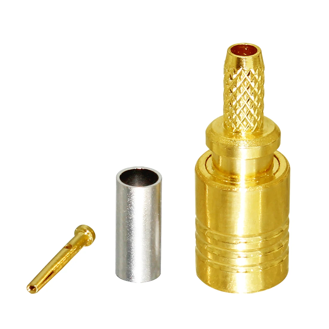 1pc New SMB Female Jack RF Coax Connector Crimp For RG316 RG174 LMR100 Cable Straight  Goldplated Wholesale