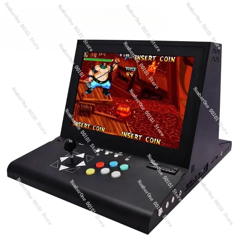 Foldable 2 Player Arcade Machine, Dual Screen Pandora Box 9 Game Console, 3000 in 1 Retro Video Games for Home Party