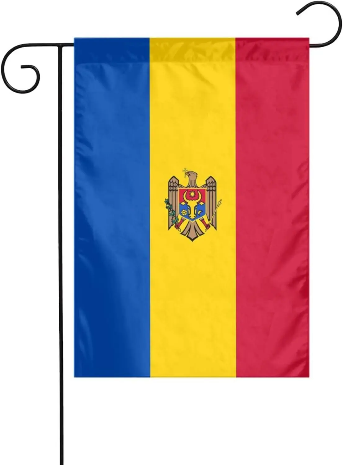 Moldovan Moldova Flag Garden Flag 12x18 Inch Uv Protected Vibrant Color Patriotic Double Sided Small Flags For Home Outdoor  yyi