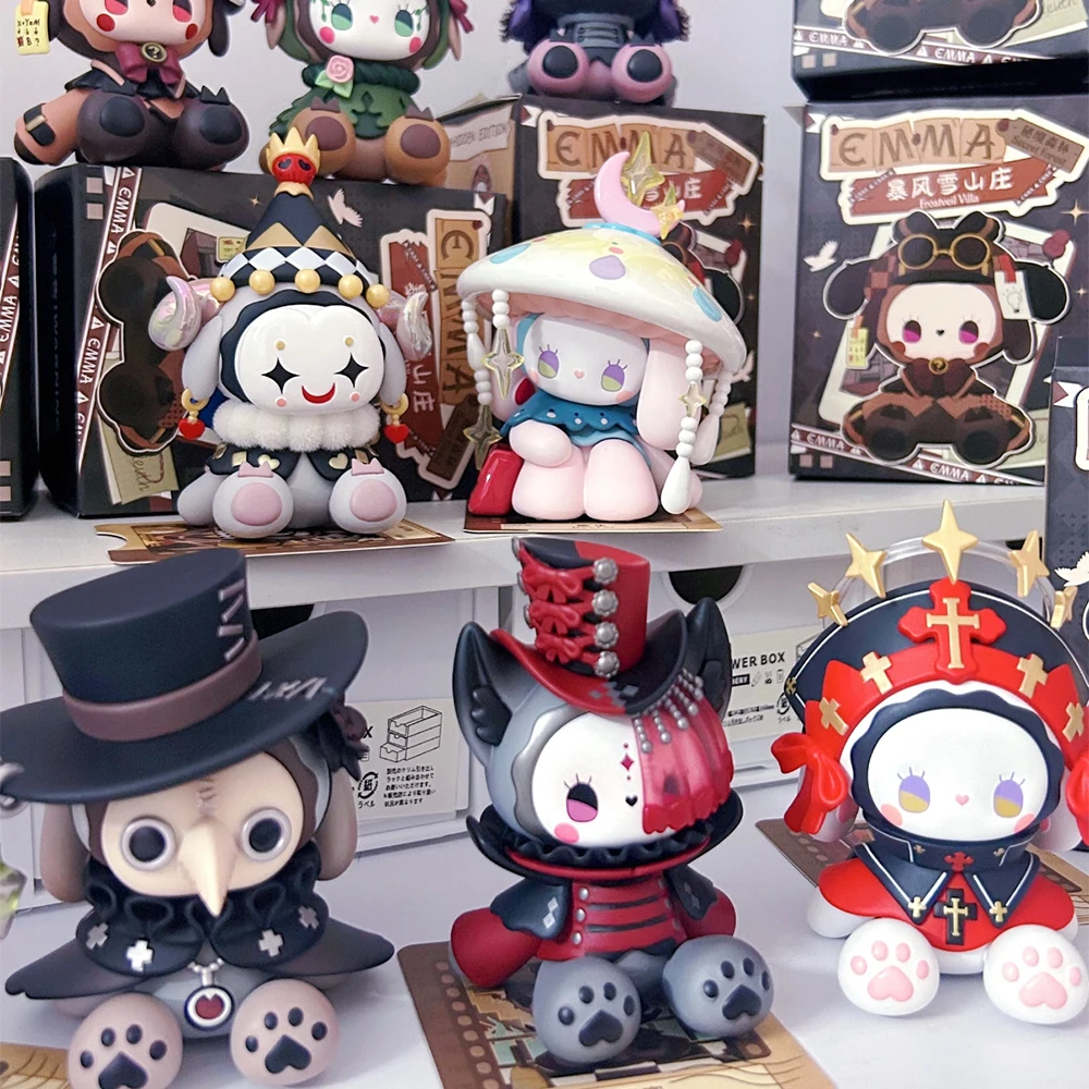 

Kawaii EMMA Secret Forest Frostveil Villa Series Blind Box Cartoon Action Figures Model Dolls Collectible Toys Mystery Box Gift