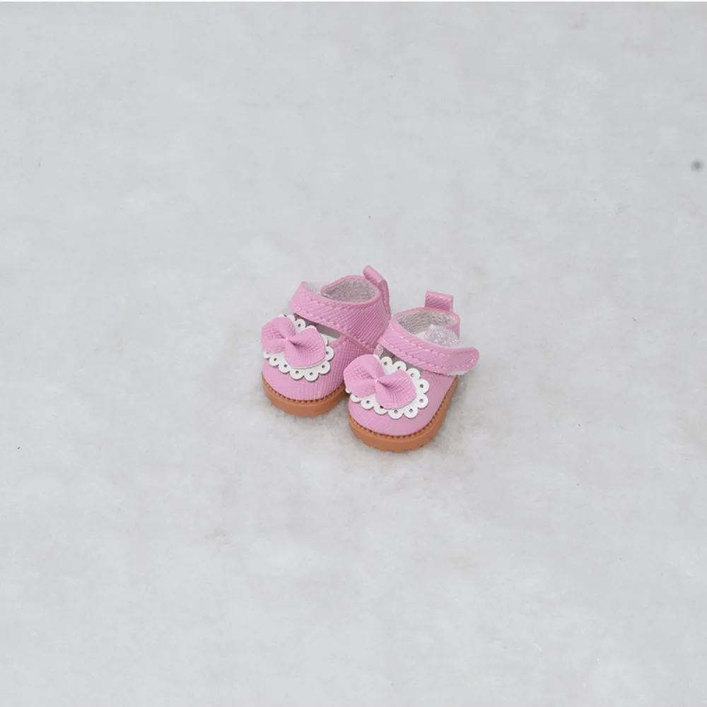 Minis chuhe für 10cm Baumwoll puppe Prinzessin Schuhe 1/8 bjd Baby Lederschuhe für 22cm gemeinsame Puppe Kleidung Zubehör