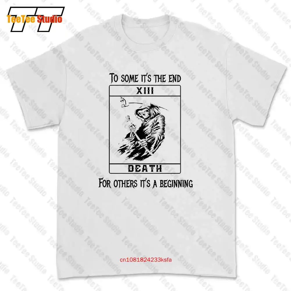 Death Tarot Card Gothic Grim Reaper T-shirt Tee 8ERE