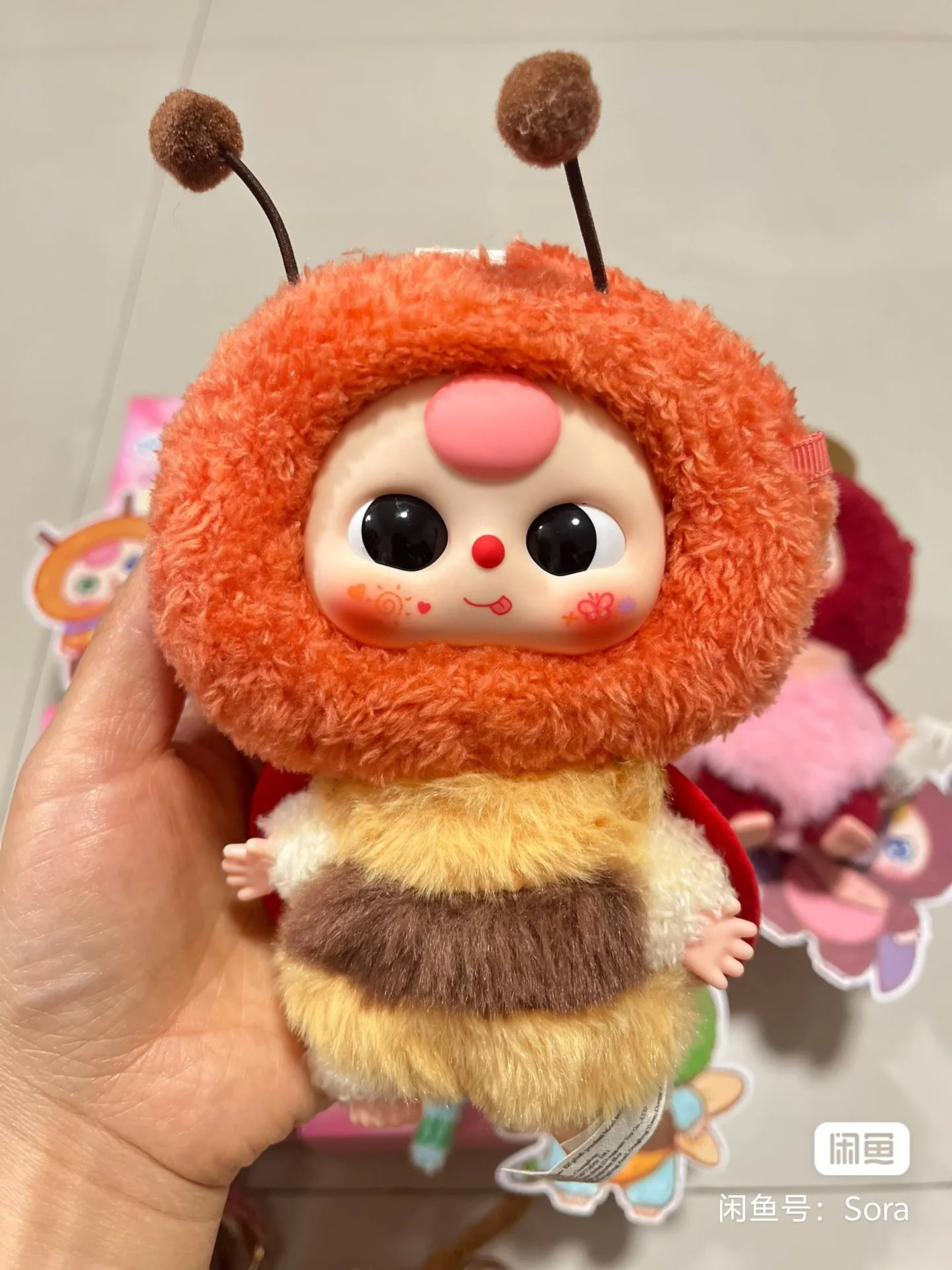 Genuine Baby Three Elf Blind Box Cute Vinyl Doll Tide Play Ornaments Cute Pet Seven Stars Ladybug Mystery Box Trendy Toys Gifts - Image 5