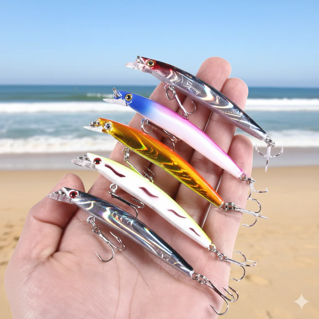 Wobbler artificial duro – Señuelo minnow para lubina y trucha