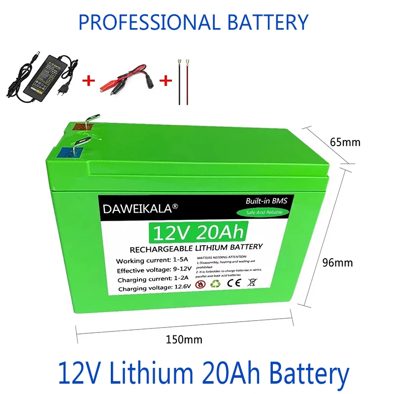 

12V lithium battery 3S6P 18650 battery Pack Deep Cycle For Kid Scooters Solar storage Battery Electric lighting Outdoor