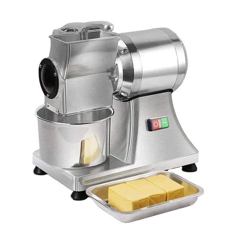 

Automatic Professional Kitchen Cheese Shredder Machine Industrial Cheese Maker Blender Rotary Cheese Grater