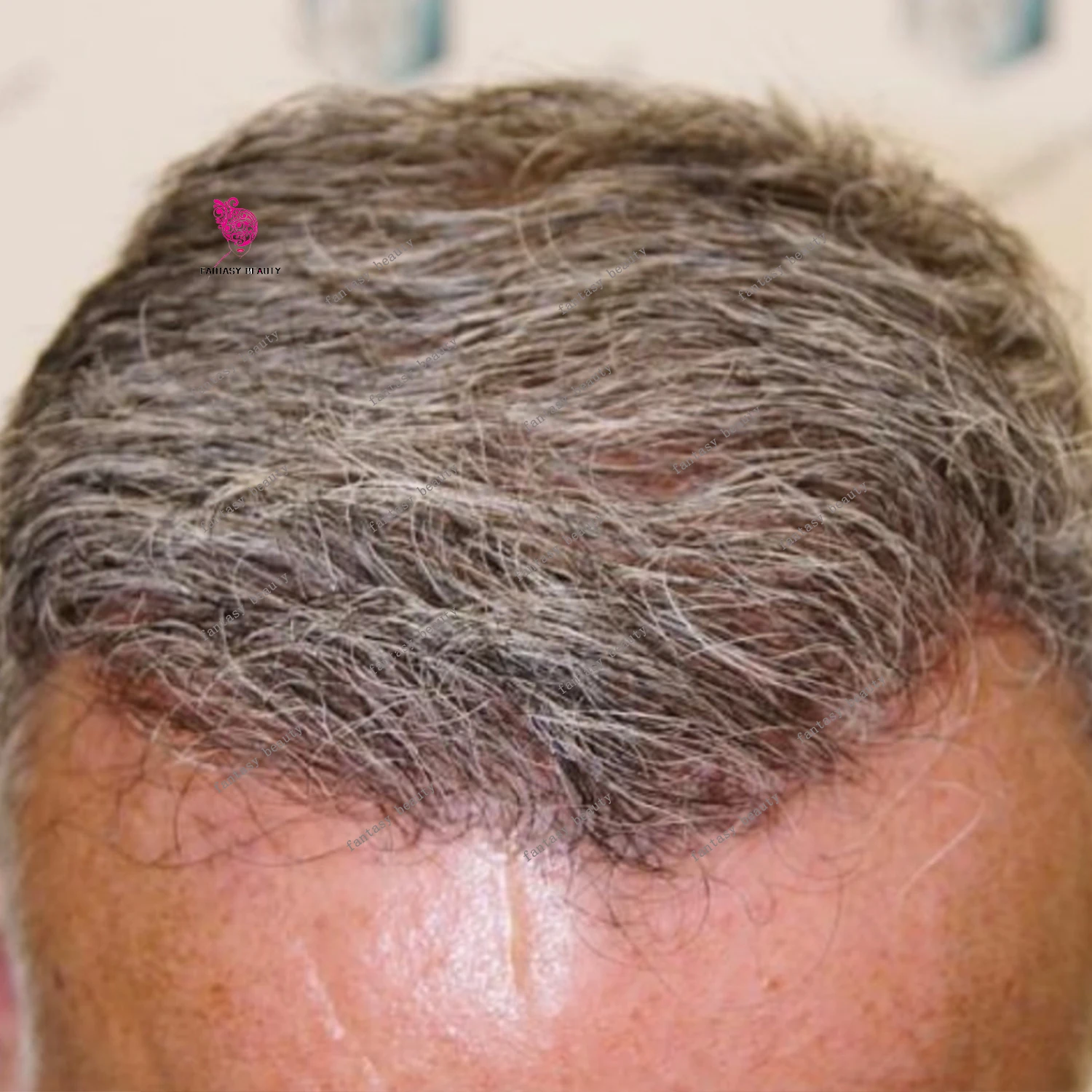 

Invisible Natural 0.03mm Ultra Thin 80% Density Men Toupee Super Natural Hairline 550# White Grey Black Blonde Human Hair System