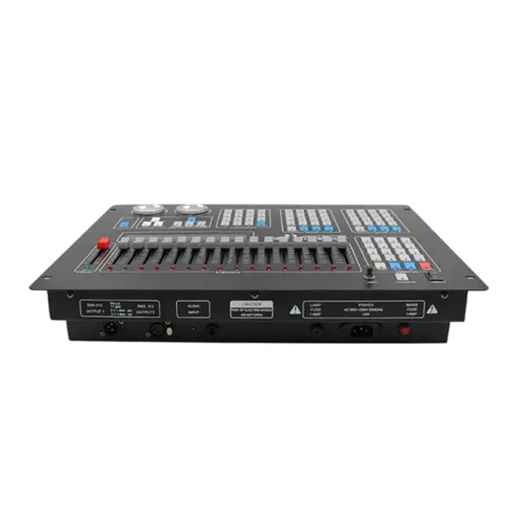 Consola de iluminación de escenario Sunny 512, controlador DMX 512 con caja de vuelo, ¡Oferta especial!