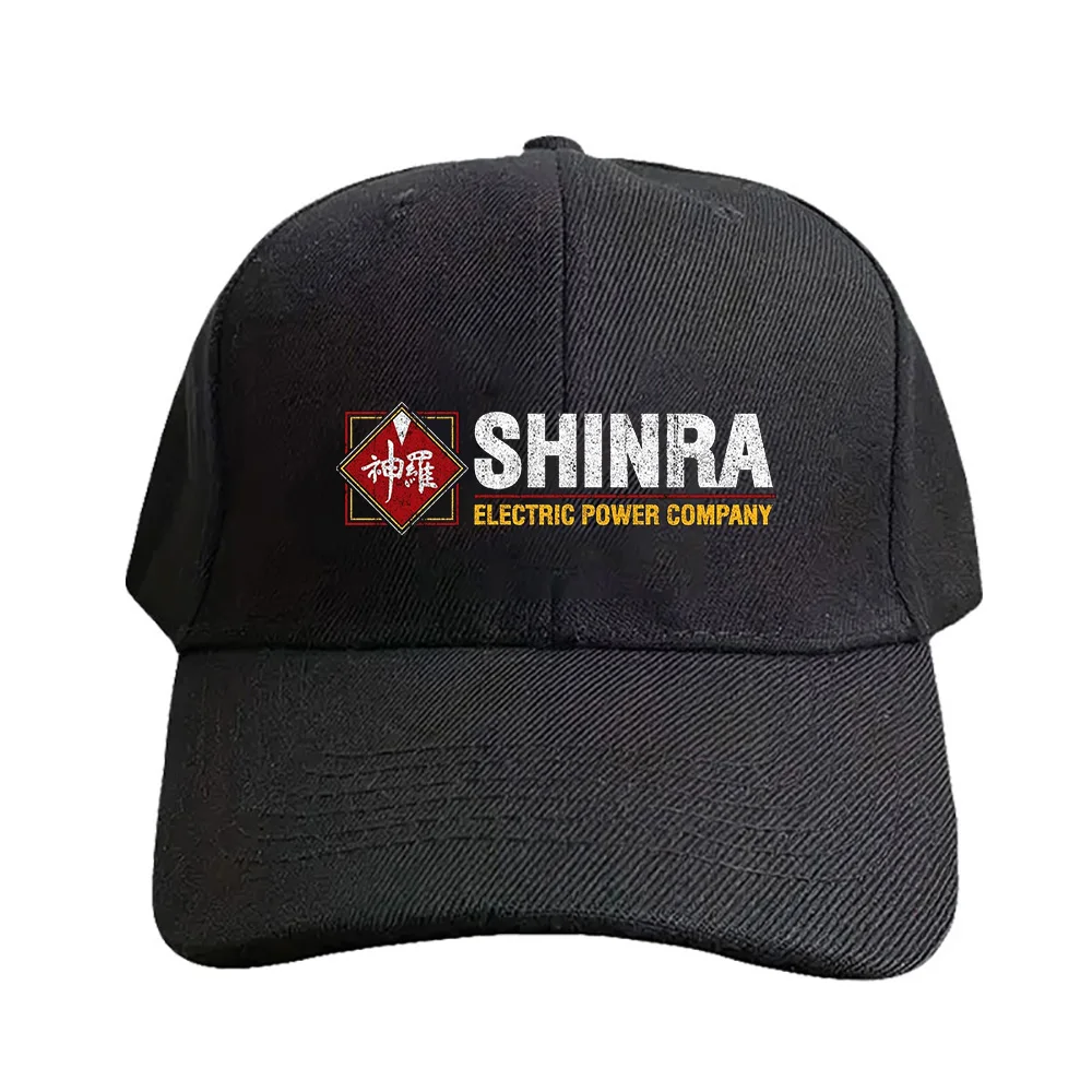Shinra Electric Power Company Caps Sommer-Baseballkappe für Erwachsene, verstellbar, mit gebogener Krempe, Entenschnabelhut, Sonnenschutz, Sonnenhüte