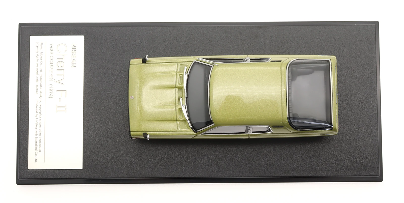 1:43 Hi Story for Nissan Cherry F2 COUPE GX 1974 Resin Car Model