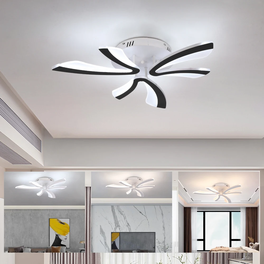 

30W Modern Ceiling Lamp Acrylic Led Chandelier Living Dining Room Pendant Light Nordic Lustre Indoor Hotel Home Decor Fixture