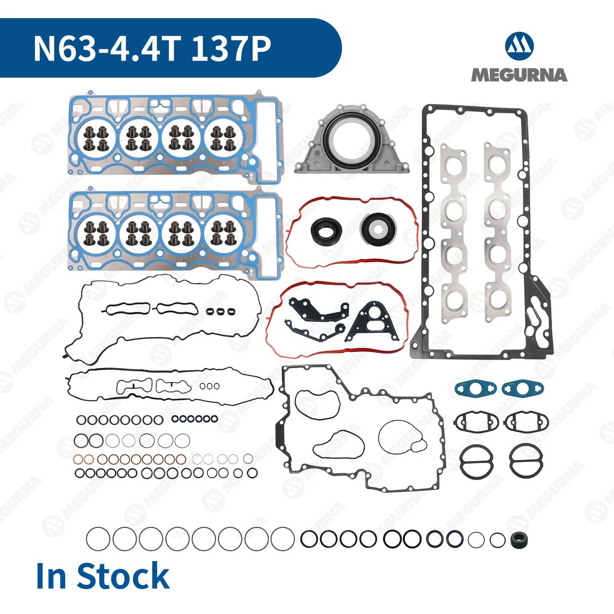

Engine parts Rebuild Overhaul Kit Full Cylinder Head Gasket Seal Set for BMW N63 4.4T 7Series 750Li G12 X7 G07 Car accessories