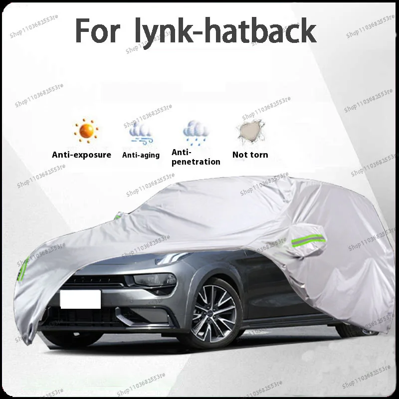 

For Lynk Hatback Fit Car Cover - Waterproof, Dustproof, Sunshade (UV), Snowproof | Silve Full Cover with All-Day Protection