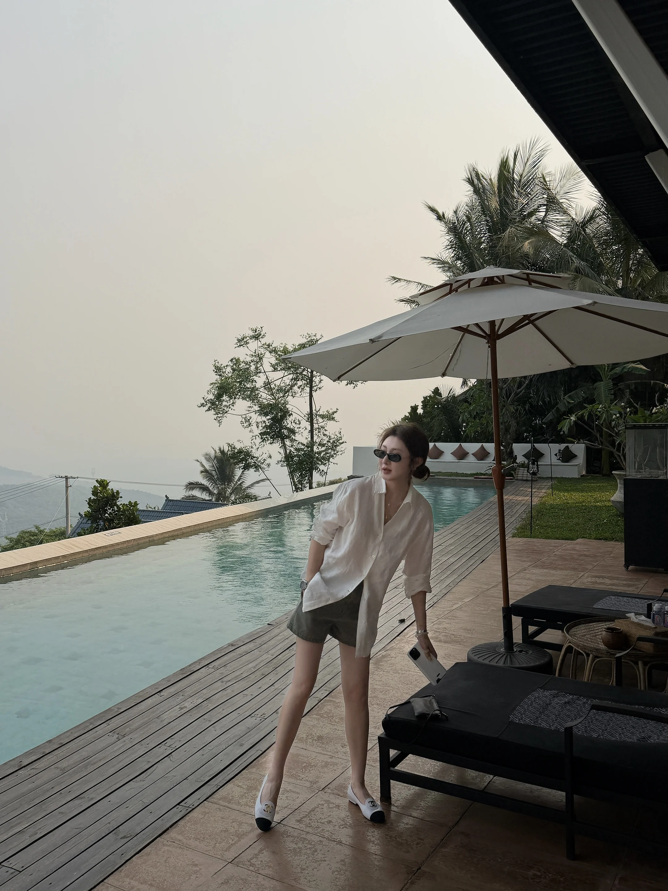 

AIMURSE Holiday Light Drunkenness 100% Linen Comfortable Simple Versatile Color Shirt AM70395 Women's Fashion Spring Br...